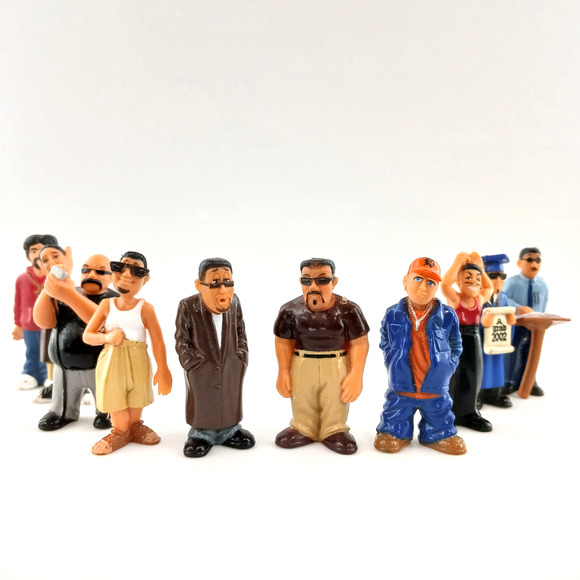 Lil Homies Shop Mini Figures Lot Urban Chicano Style Collectible Toys Set Of 10 - Picture 1 of 5